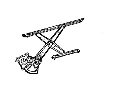 Window Regulator & Motor Assembly Front Left